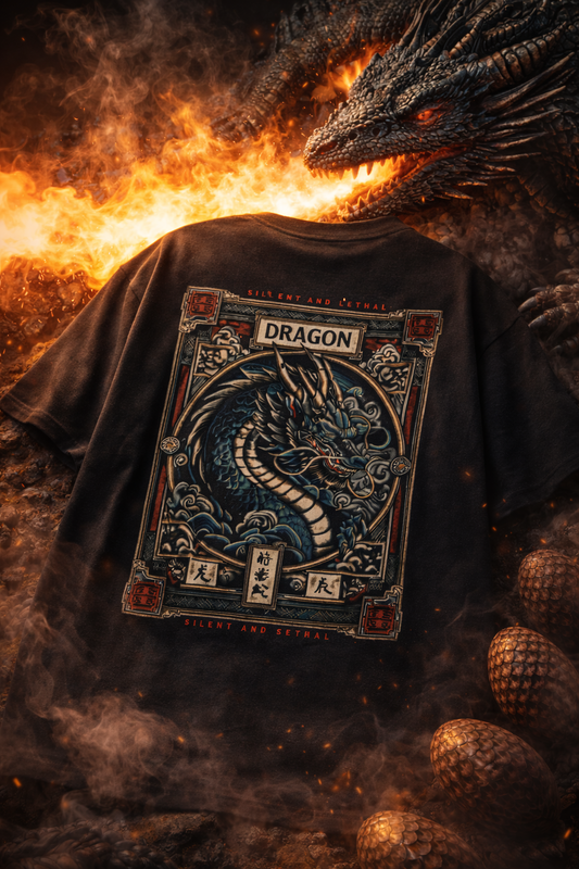Silent & Lethal – Dragon Edition Oversized Tee